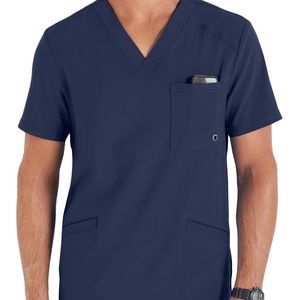 Cherokee Infinity Men’s Navy Blue Scrub Set